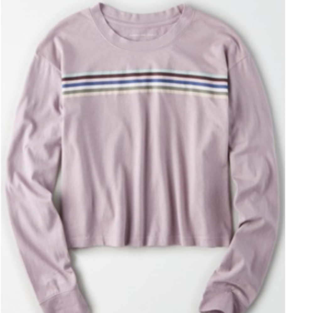 AE Cropped Long Sleeve - Picture 1 of 3